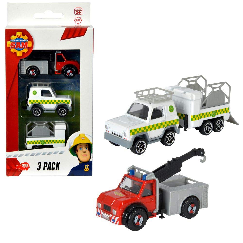 Fireman Sam – Mini Die Cast Series – Vehicles Phoenix, Vet & Pendants