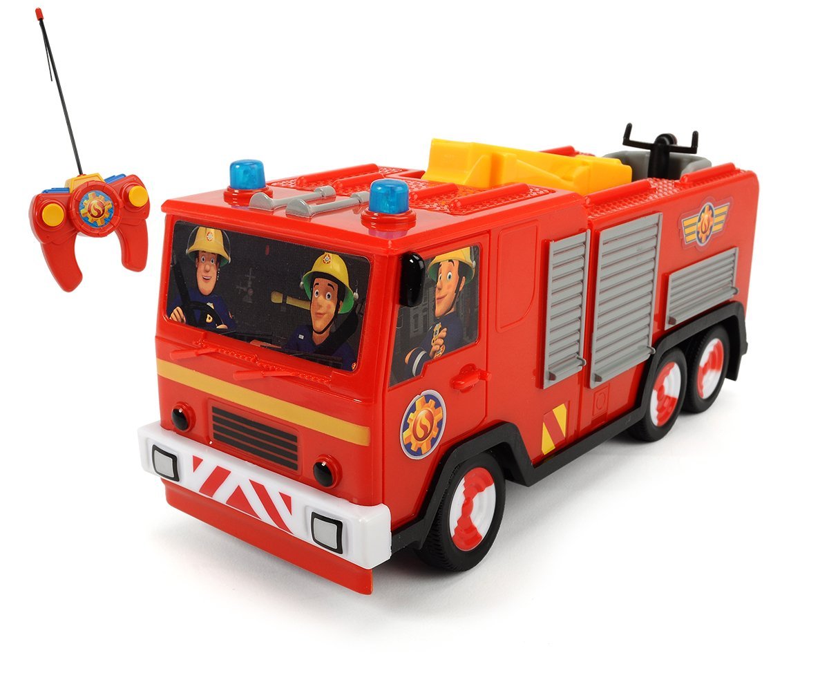 Dickie Toys Fireman Sam - Rc Turbo Fire Engine Jupiter & Light