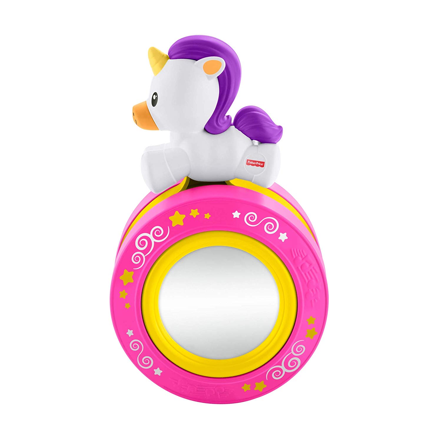 Fisher-Price Blinkilinkis Fyl46 Crawling With Mic Unicorn Reel Toy For Ages
