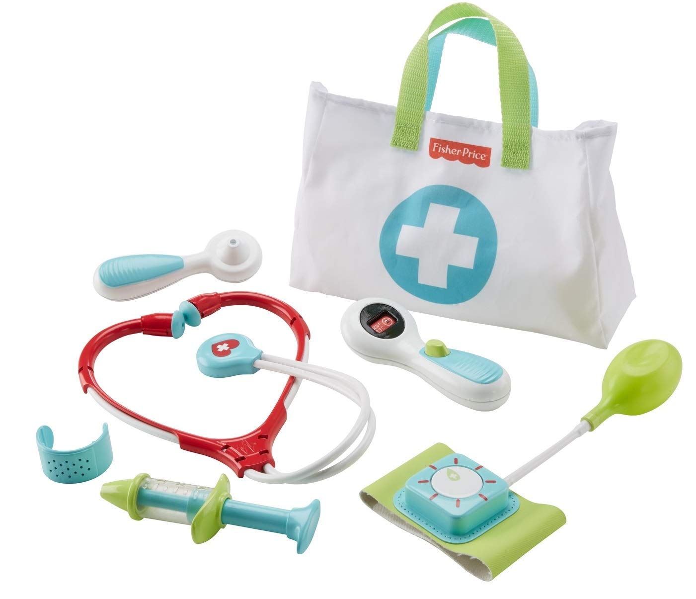 Fisher Price Fisher-Price DVH14 Doctor's Bag 7-Piece Role Play Doctor's Case 3 Years +