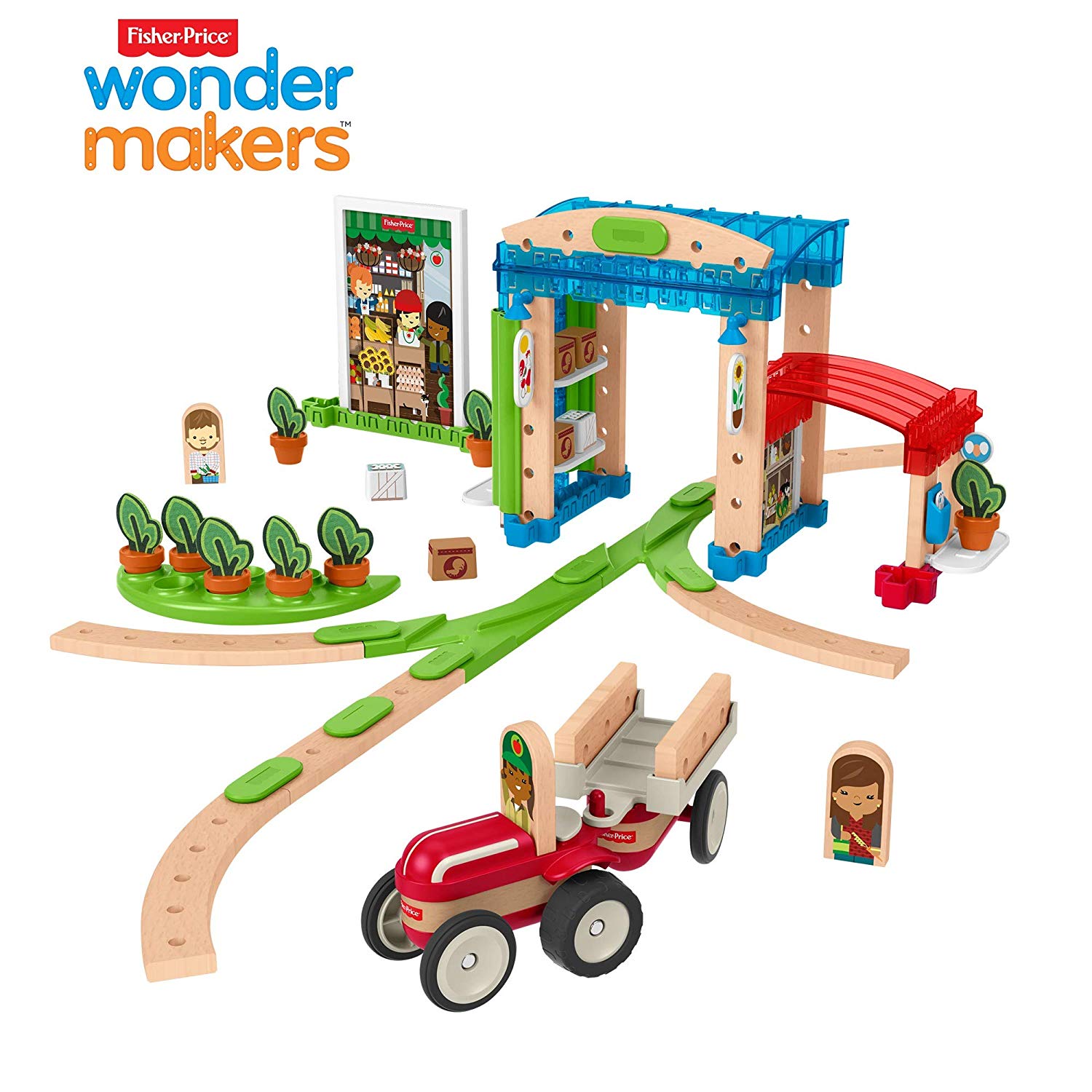 Fisher Price Fisher-Price Fxg14 Wonderful Worker Small City, Multi-Colour