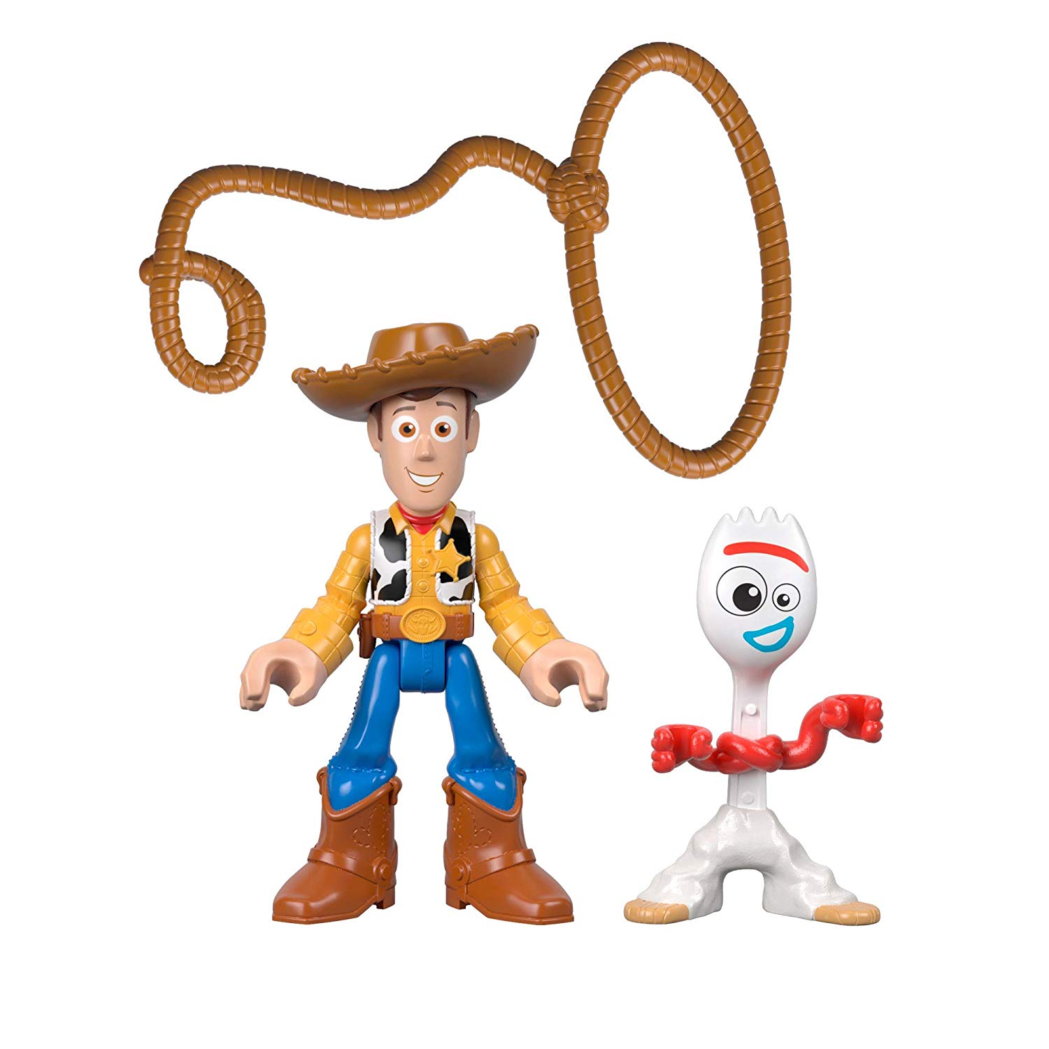 Fisher-Price Gbg90 Imaginext Disney Pixar Toy Story 4 Forky And Woody Toys 