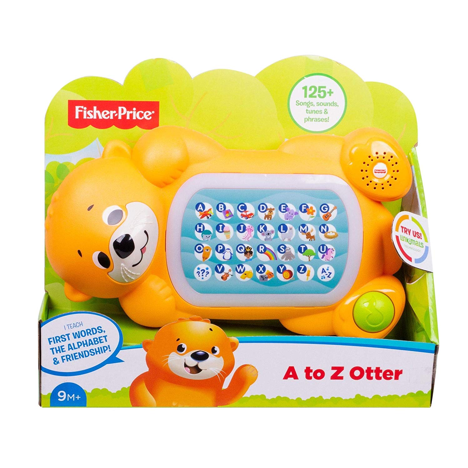 Fisher Price Fisher-Price Ghr19 Linkimals A To Z Otter Interactive Keyboard Baby Toy, Mu