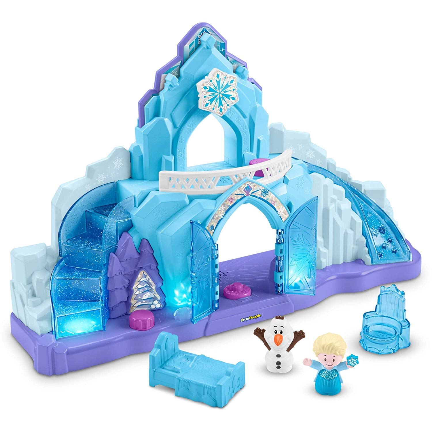 Fisher Price Fisher-Price Glm38 Little People Frozen Elsas Ice Palace, German Language V