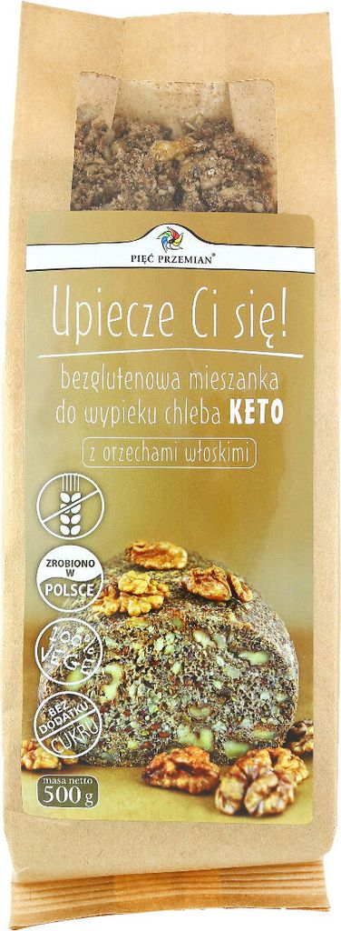 FIVE TRANSFORMATIONS KETO Bread Mix with Walnuts, Gluten-Free 500g