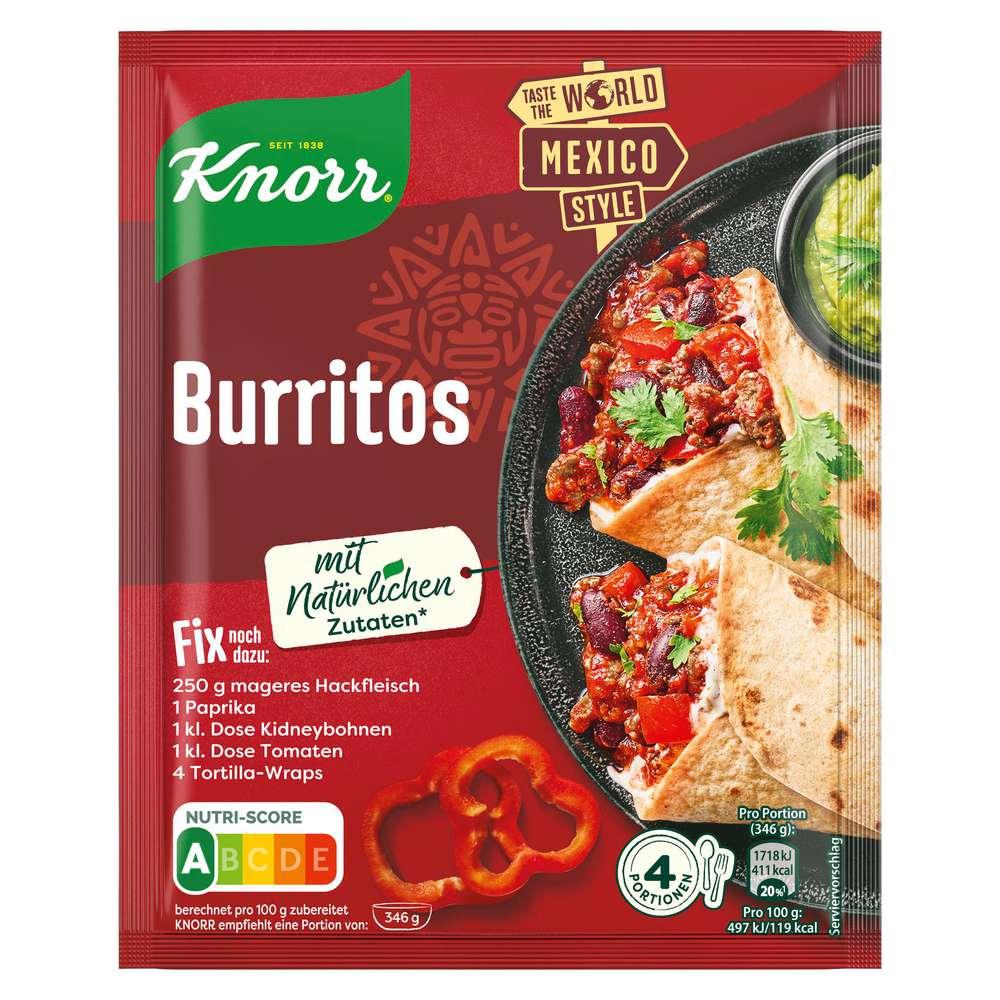 Seasoning mix, burritos