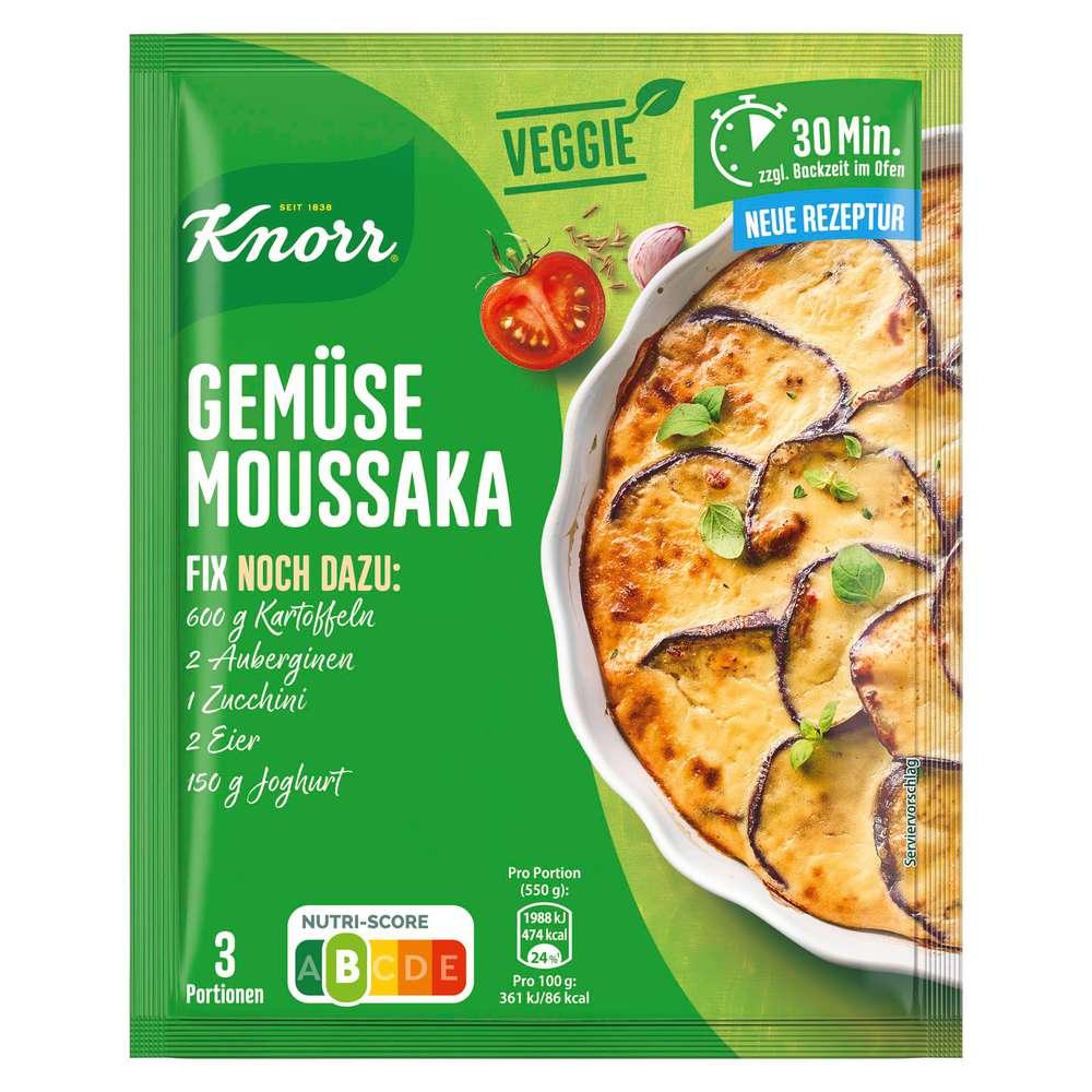 Ready-to-use seasoning mix, vegetable moussaka