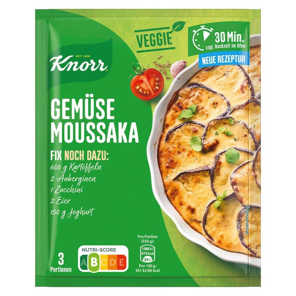 Ready-to-use seasoning mix, vegetable moussaka