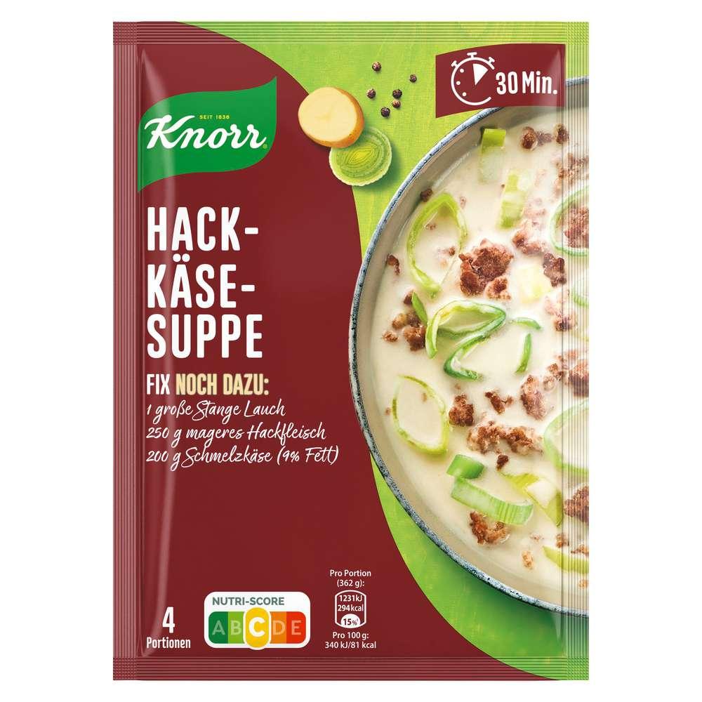 Fix seasoning mix, minced meat and cheese soup