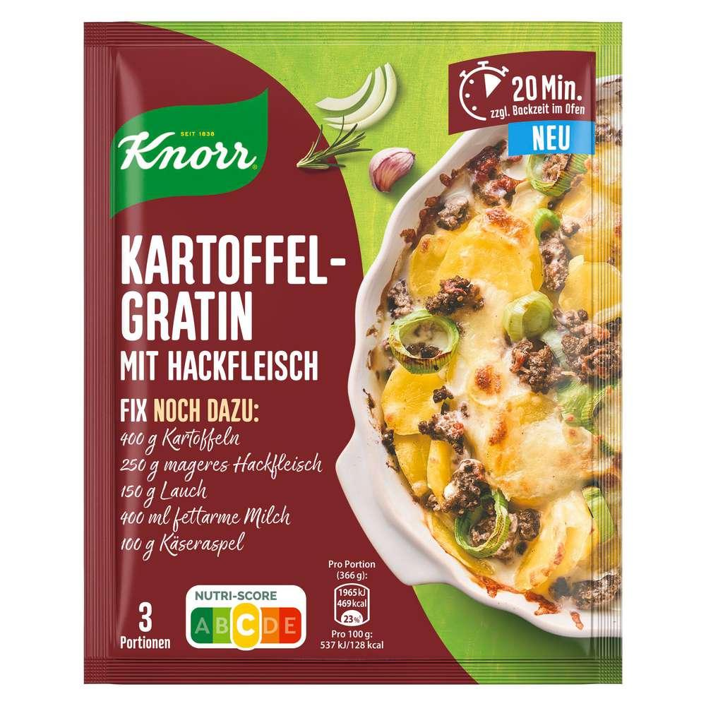 Fix seasoning mix, potato gratin with minced meat