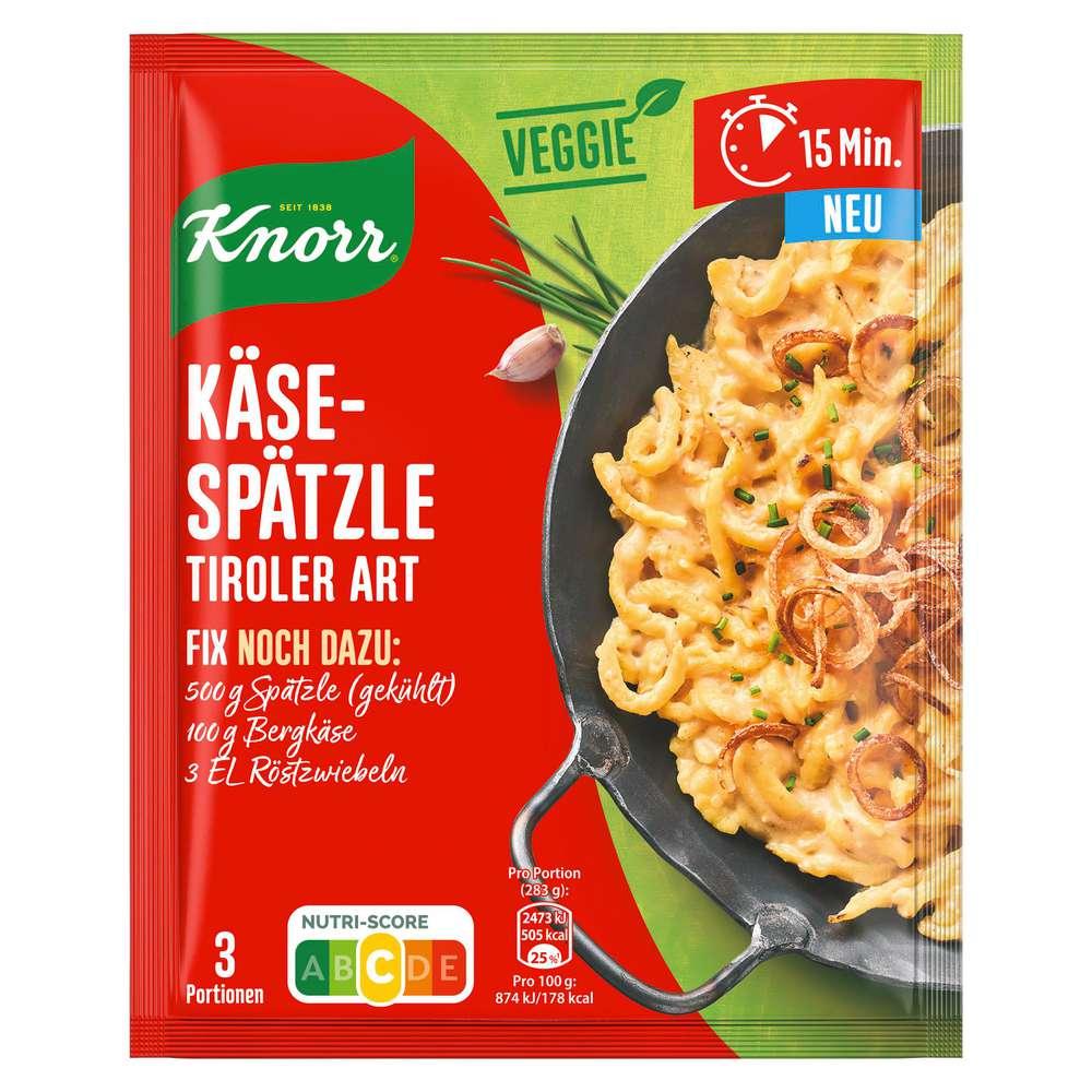 Fix seasoning mix, cheese spaetzle Tyrolean style