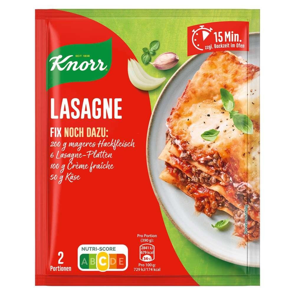 Fix seasoning mix, lasagna