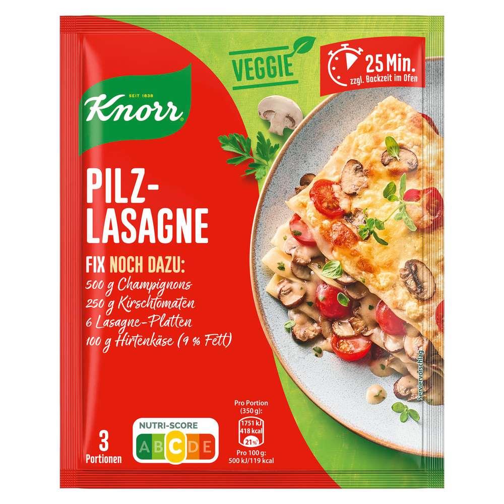 Fix seasoning mix, mushroom lasagne