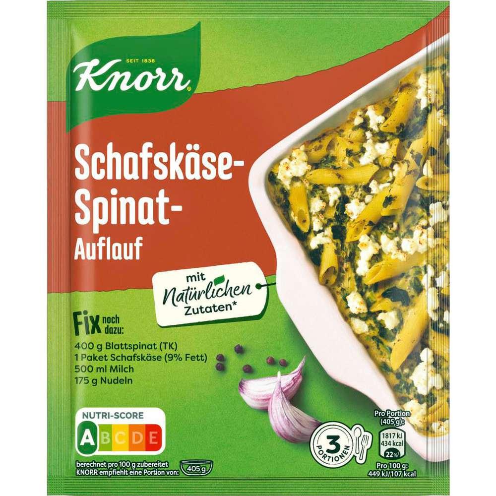 Fix seasoning mix, feta cheese and spinach casserole