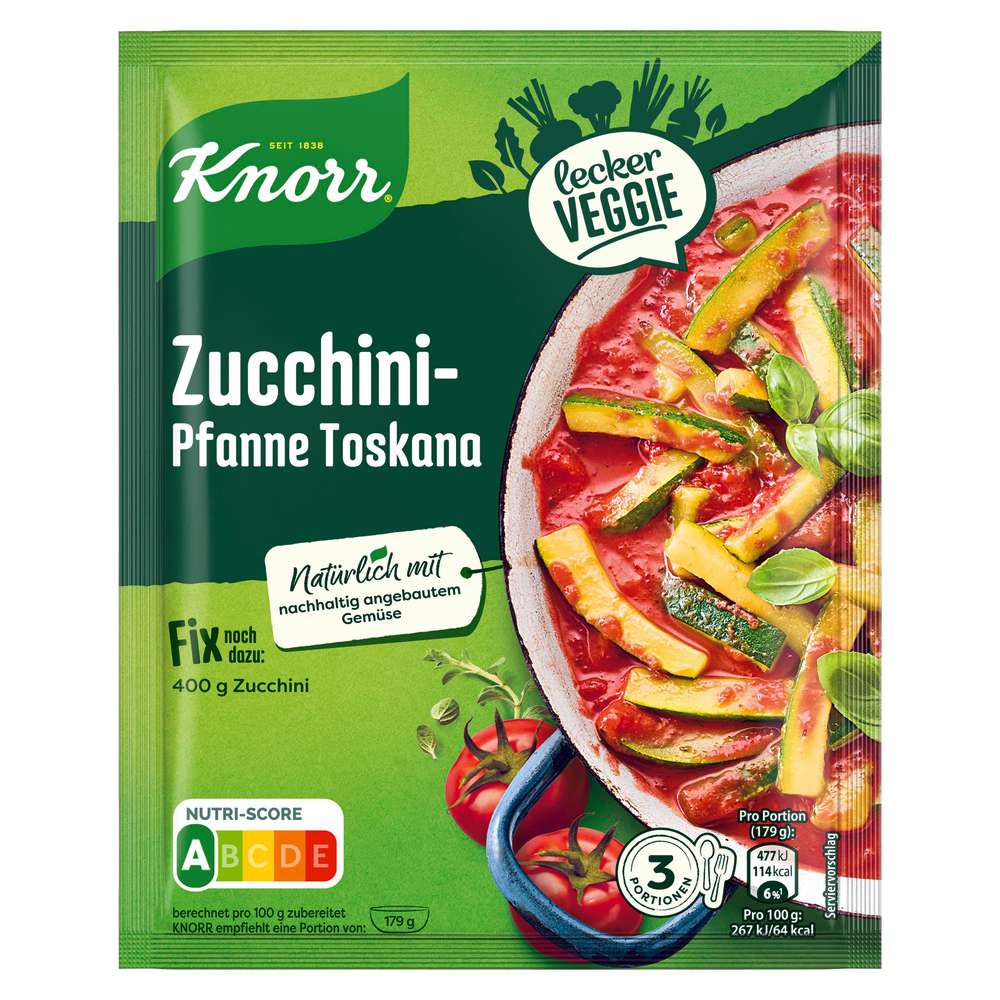 Quick zucchini pan Tuscany