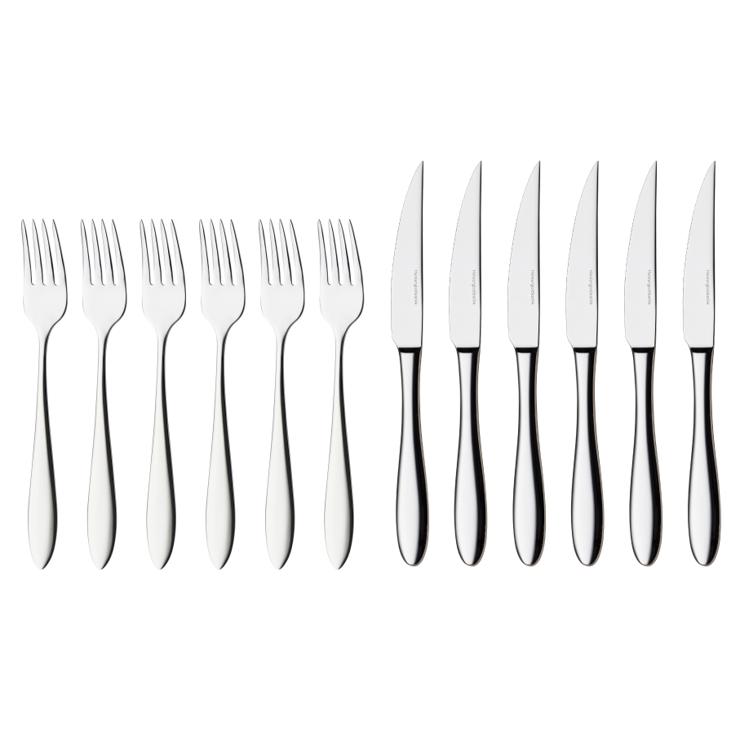 hardanger-bestikk Fjord Meat Cutlery 12 Parts