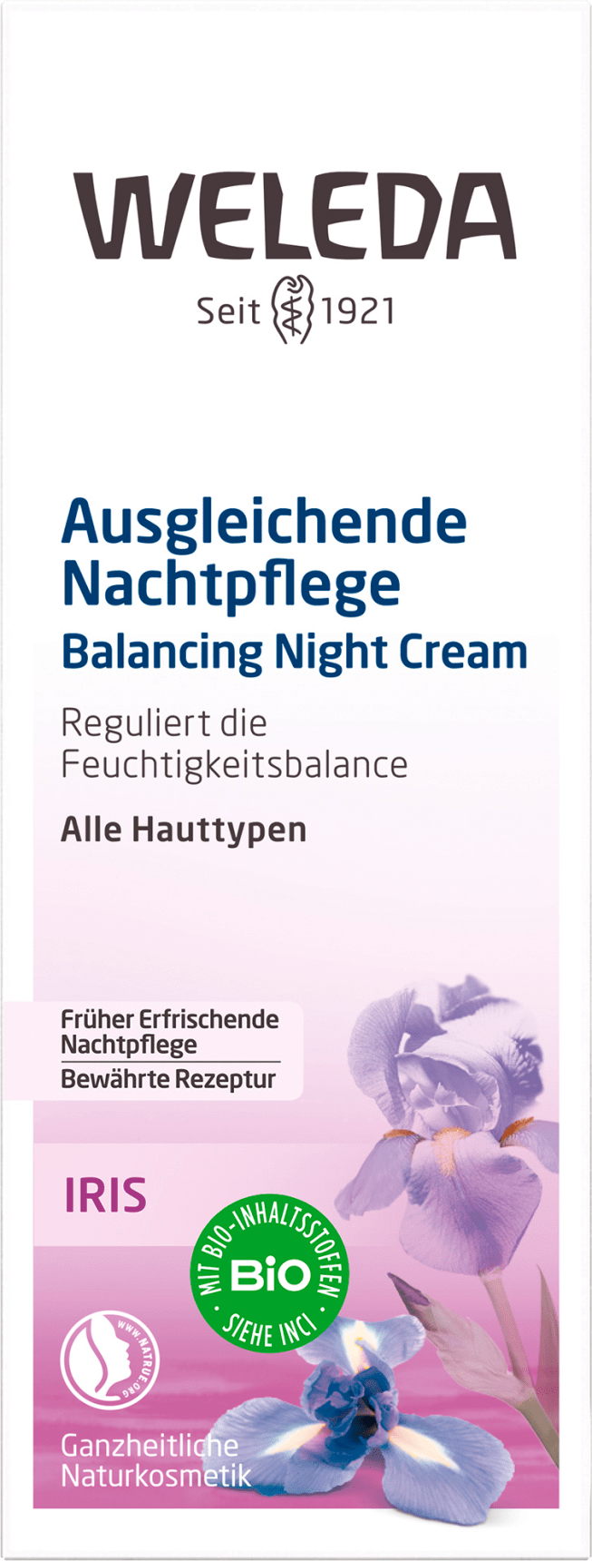 Night Cream Iris-Balancing Night Care, 30 Ml