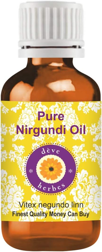 Deve Herbes Pure Nirgundi Oil 30Ml (Vitex Negundo Linn) 100% Natural
