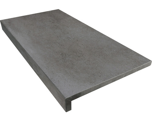 FLAIRSTONE pool border pool edge stone concrete anthracite 60 x 30 x 2 cm
