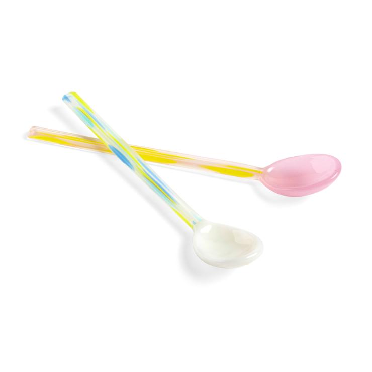 Flat Glass Spoon 2 Pack