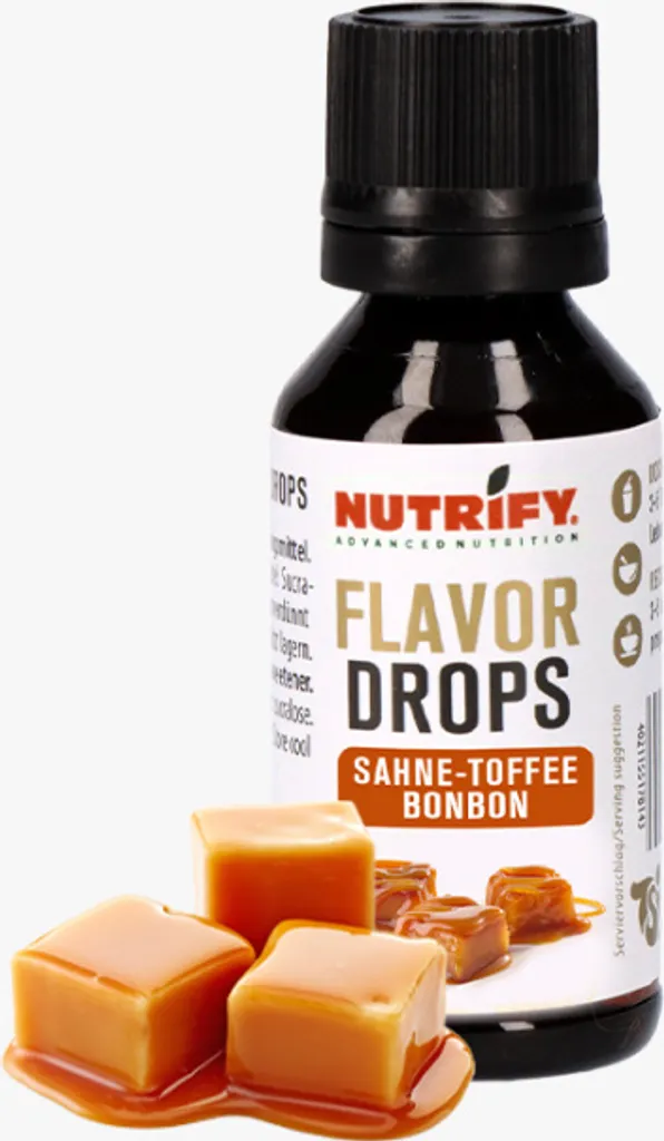 Flavor Drops – Sahne-Toffee Bonbon
