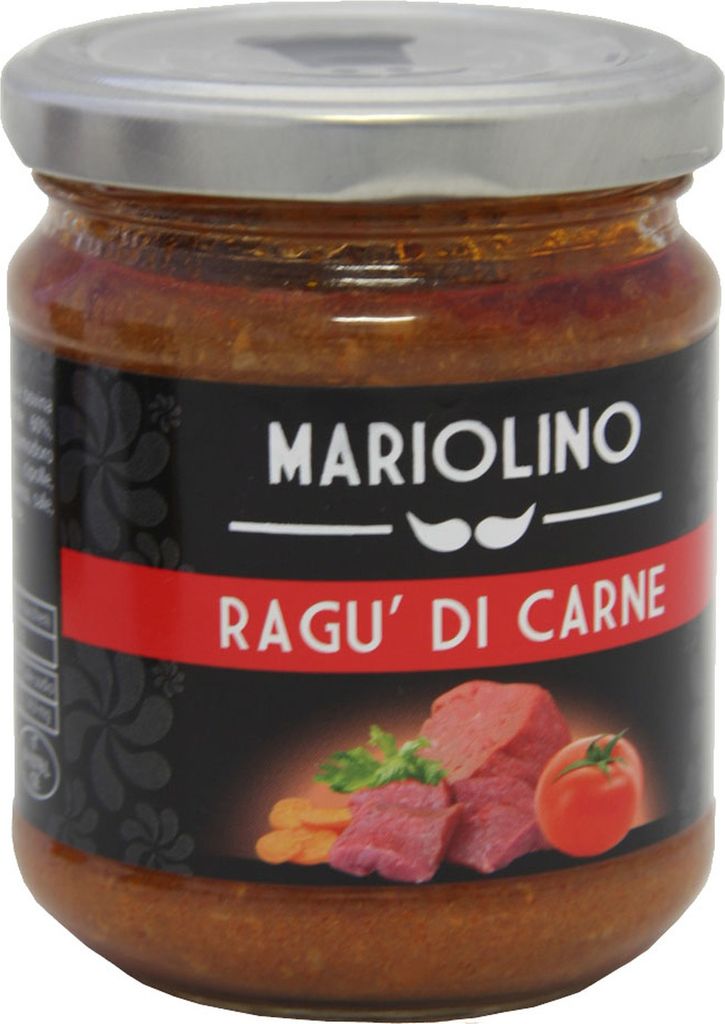 Fleischragout Ragù di Carne 212 ml. - Mariolino Sughi