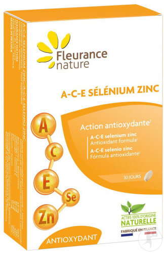 Fleurance Nature ACE Selenium Zinc 30 tablets