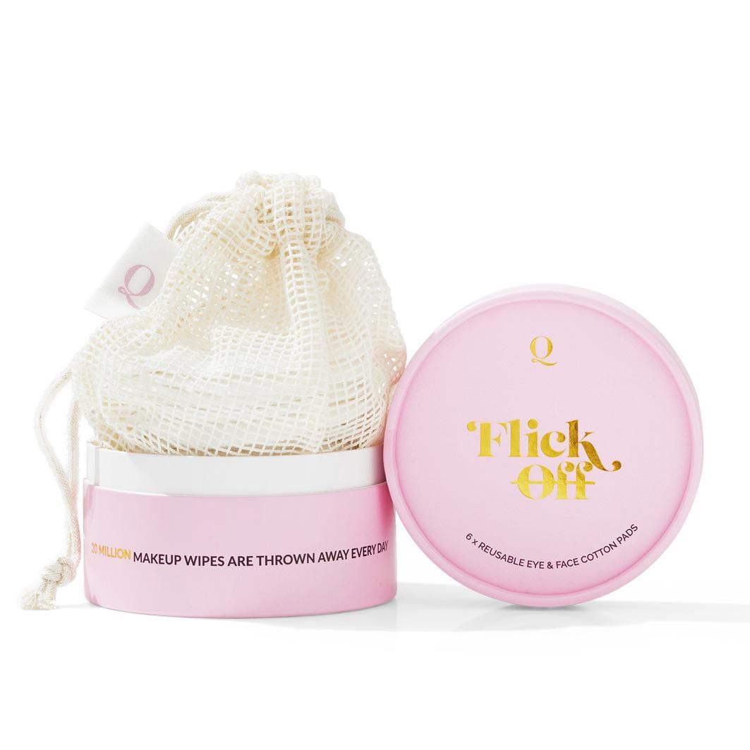 The Quick Flick Flick Off Reusable Eye and Face Cotton Pads