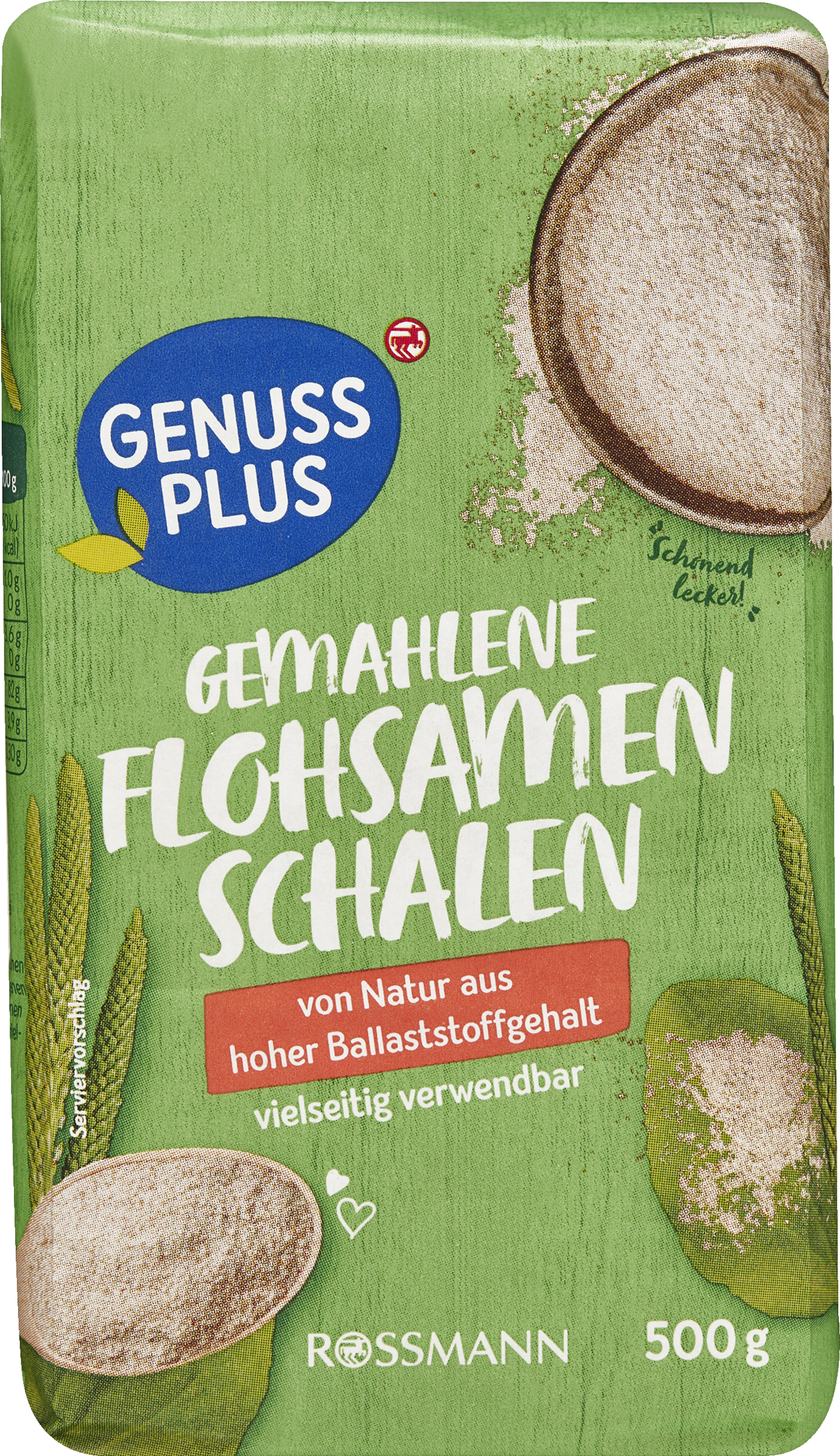 GENUSS PLUS Ground psyllium husks
