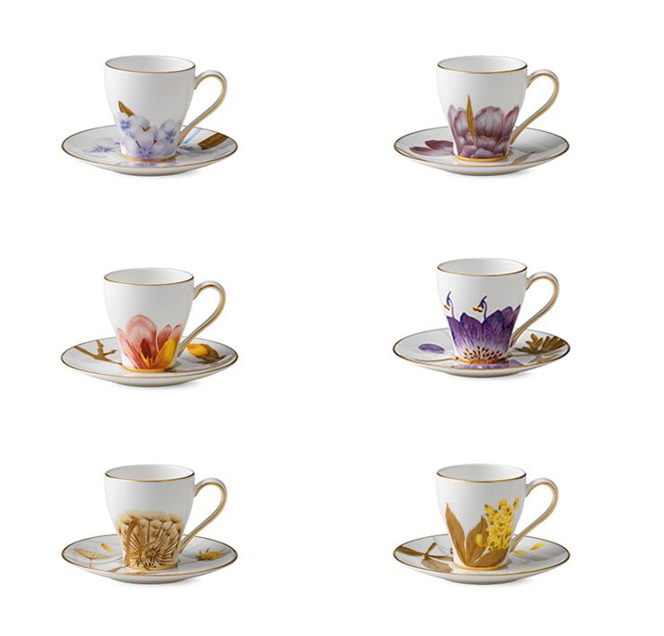 Royal Copenhagen Flora Espresso Cup 6-Pack