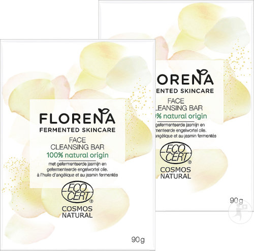 Florena Fermented Skincare Facial Cleansing Bar 2x90g Promo 2nd Item -25%