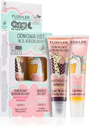 FlosLek Laboratorium Vege Lip Care Renewal lip set