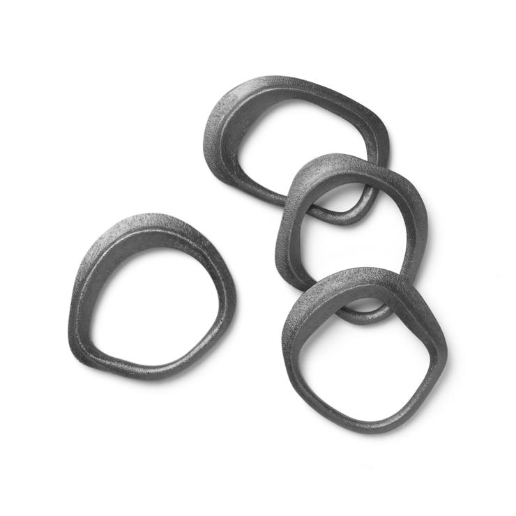 Flow Napkin Ring 4-Pack