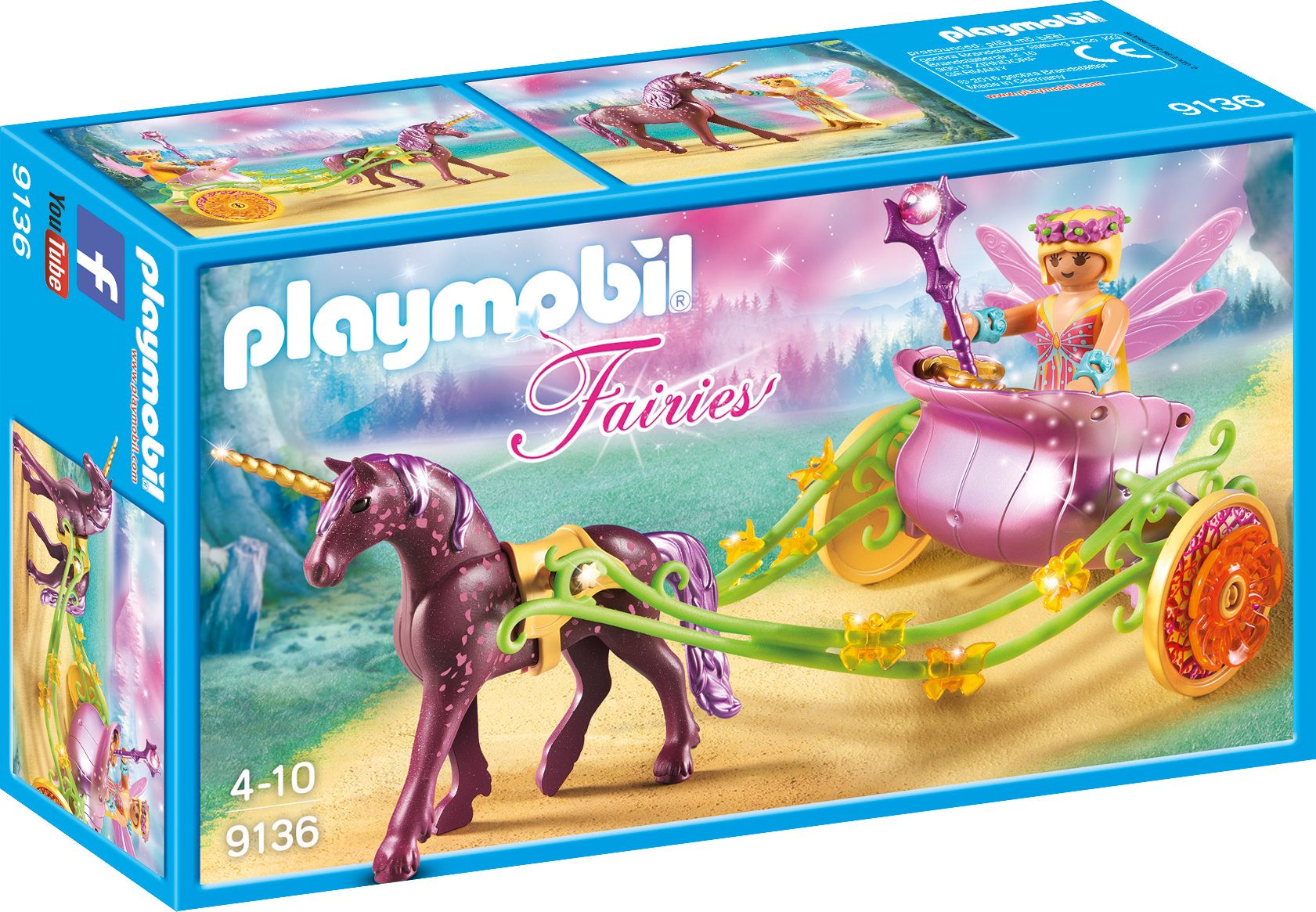 Playmobil Flower Fairy With Unicorn Carriage