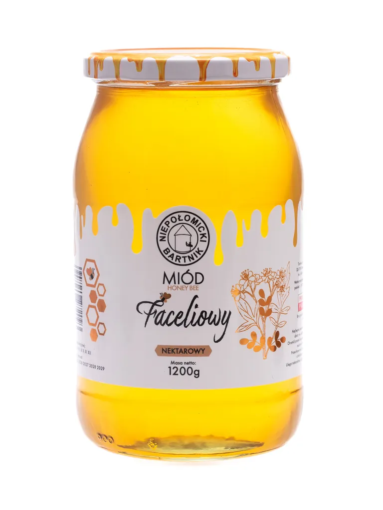 Flüssiger Phaceliahonig 1200g Roh und Frisch Phacelienahonig Phacelia Honig aus der Imkerei