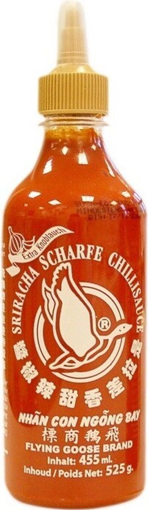 FLYING GOOSE Sriracha 455ml | hot chili sauce with extra garlic | Extra Garlic