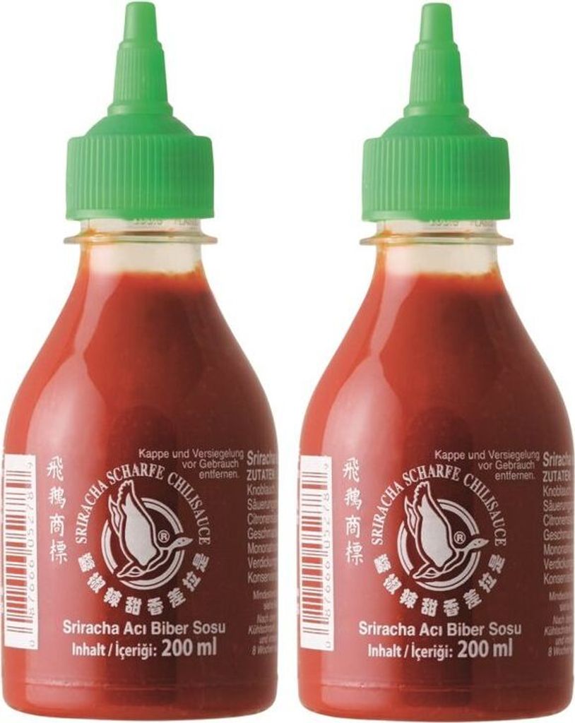 Flying Goose Sriracha hot chili sauce (2x 200ml) Hot Chili Sauce