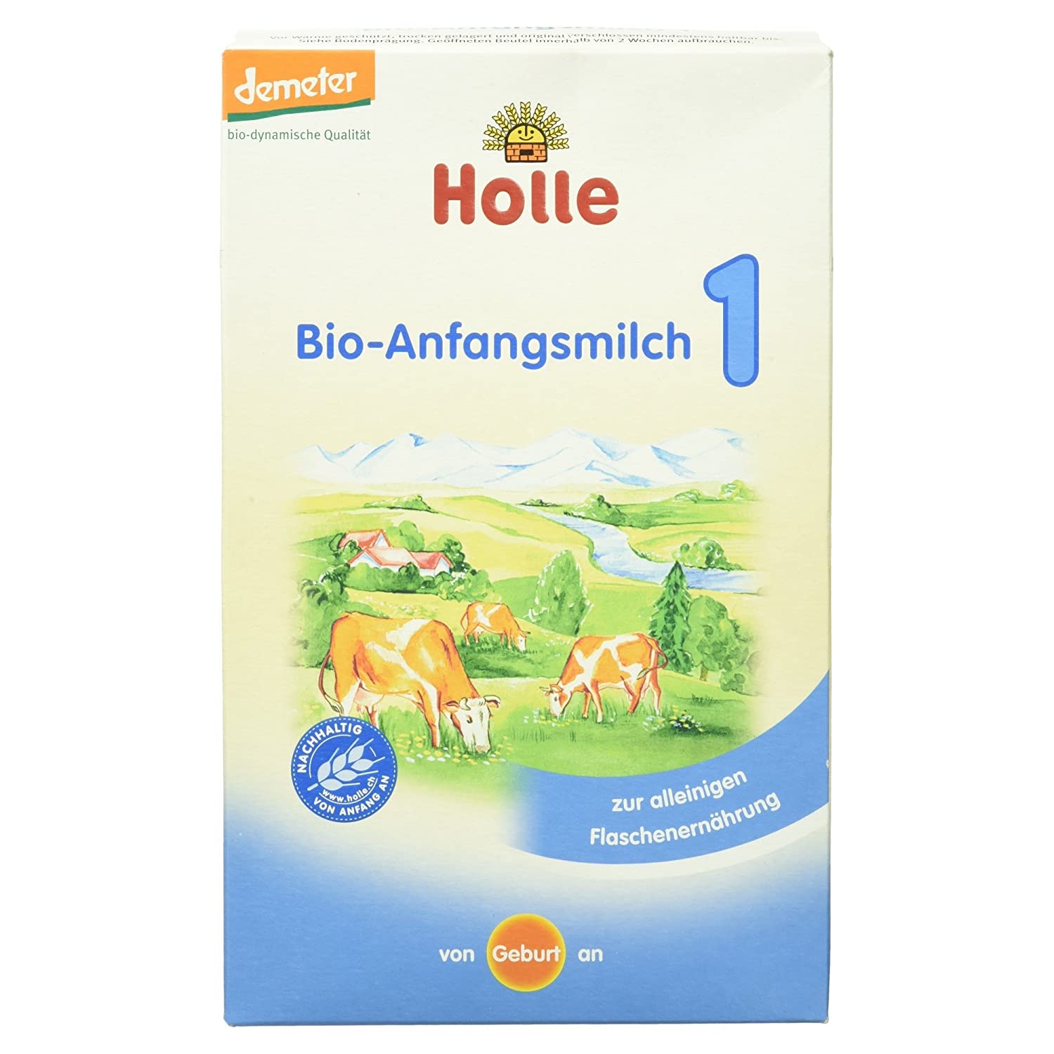 Holle Bio-Anfangsmilch 1, 1er Pack (1 x 400 g)