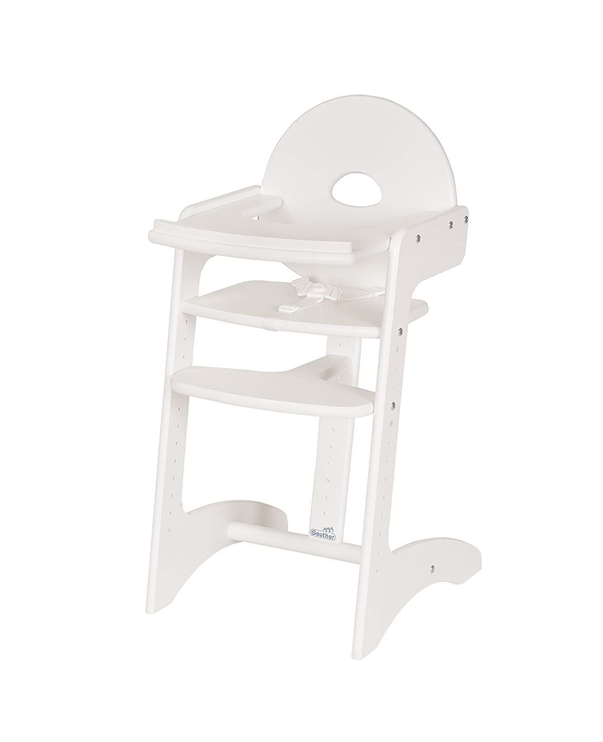 Geuther-Height-Adjustable High Chair Filou White White