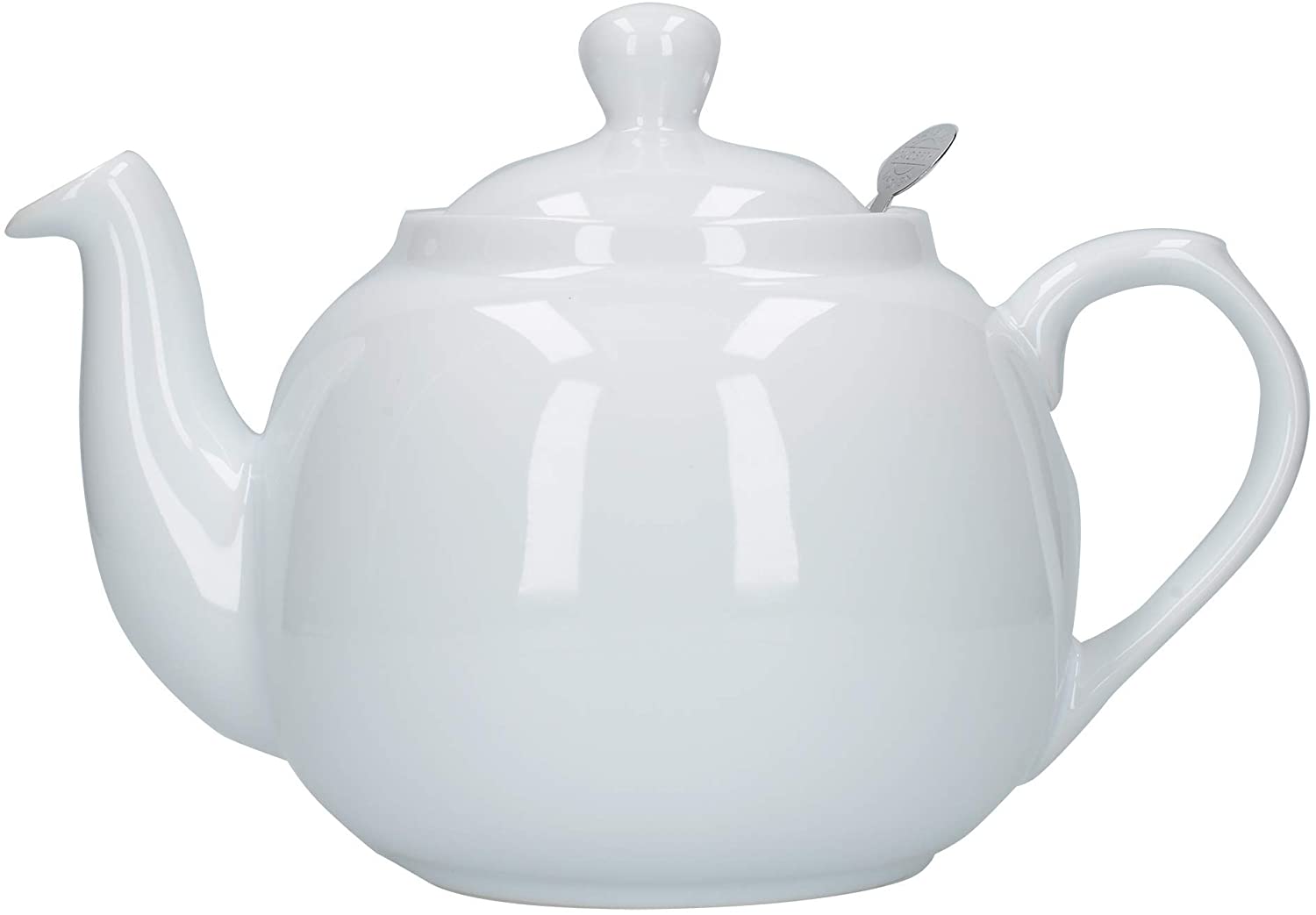 London Pottery 6 Cup Filter Teapot White