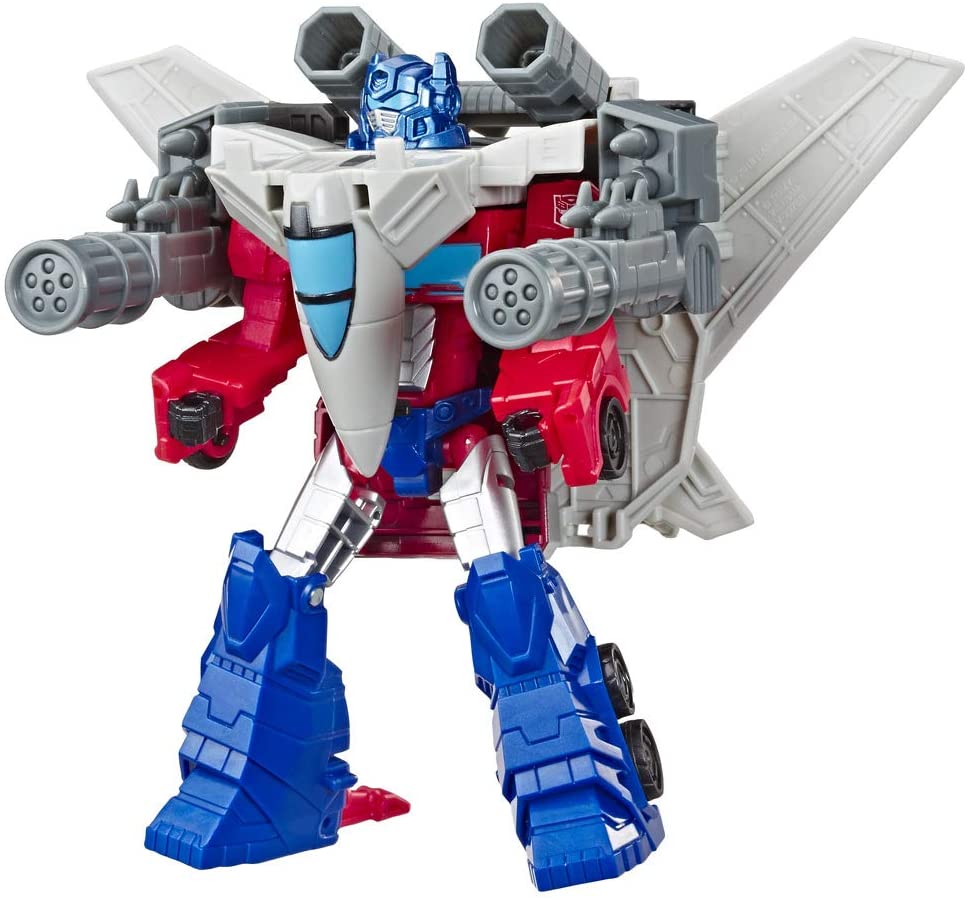 Transformers Toys Cyberverse Spark Armor Optimus Prime Action Figure - Comb