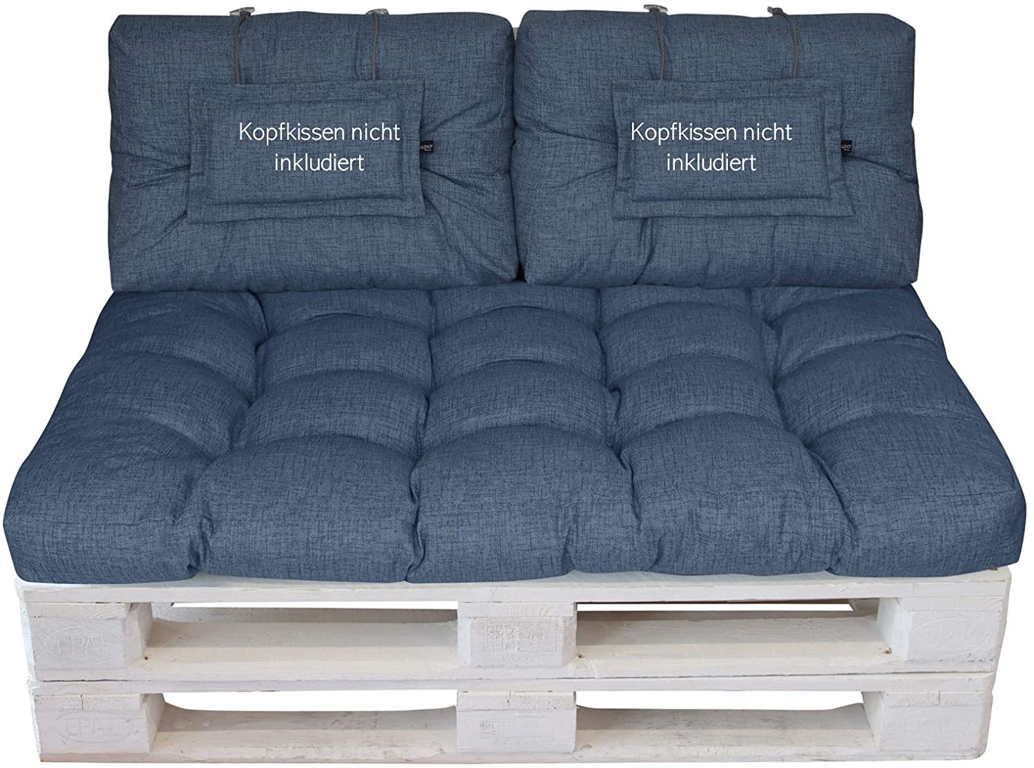Lileno Home Palette Cushion Set, Jeans Colour