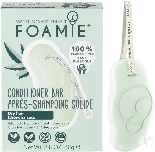 Foamie Aloe You Vera Much Solid Vegan Conditioner With Aloe Vera Dry Hair 80g