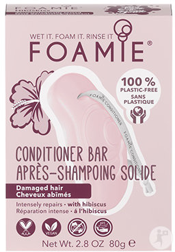 Foamie Solid Conditioner Hibiscus Damaged Hair 80g