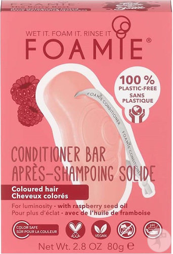 Foamie The Berry Best Solid Conditioner With Raspberry Seed Oil For Colored Hair 80g