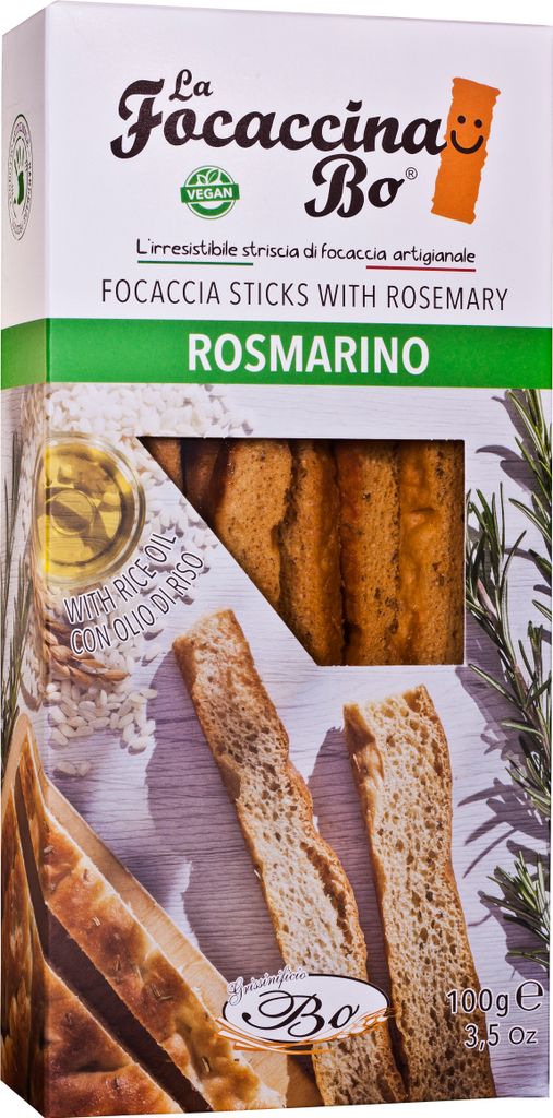 Focaccina Bo with olive oil, rosemary