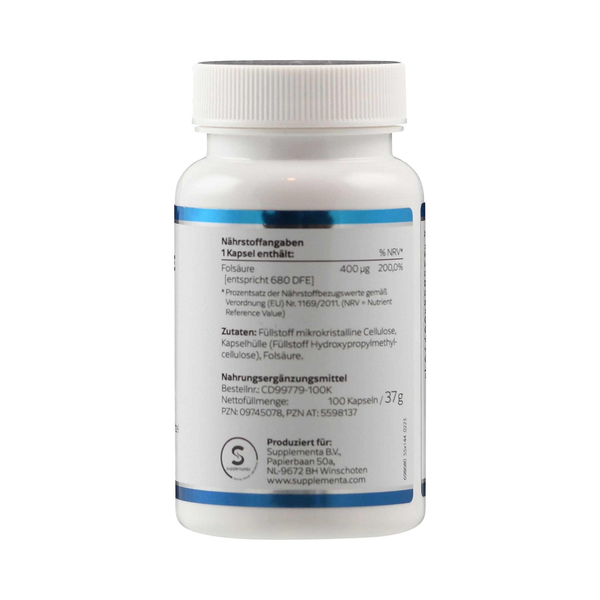 Folic acid 400 mcg