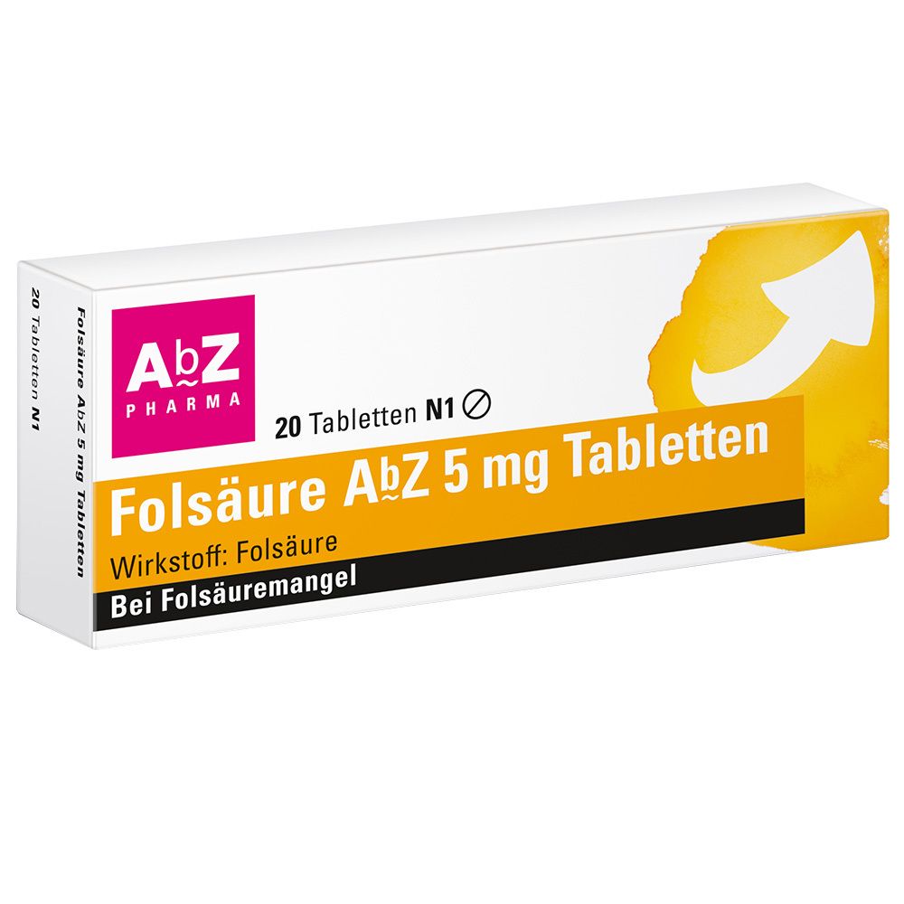 Folic acid AbZ 5 mg