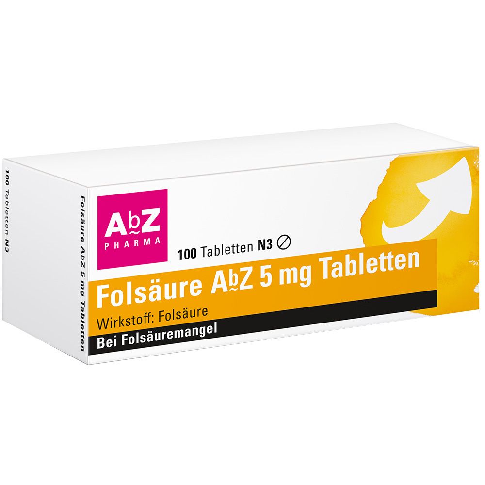 Folic acid AbZ 5 mg