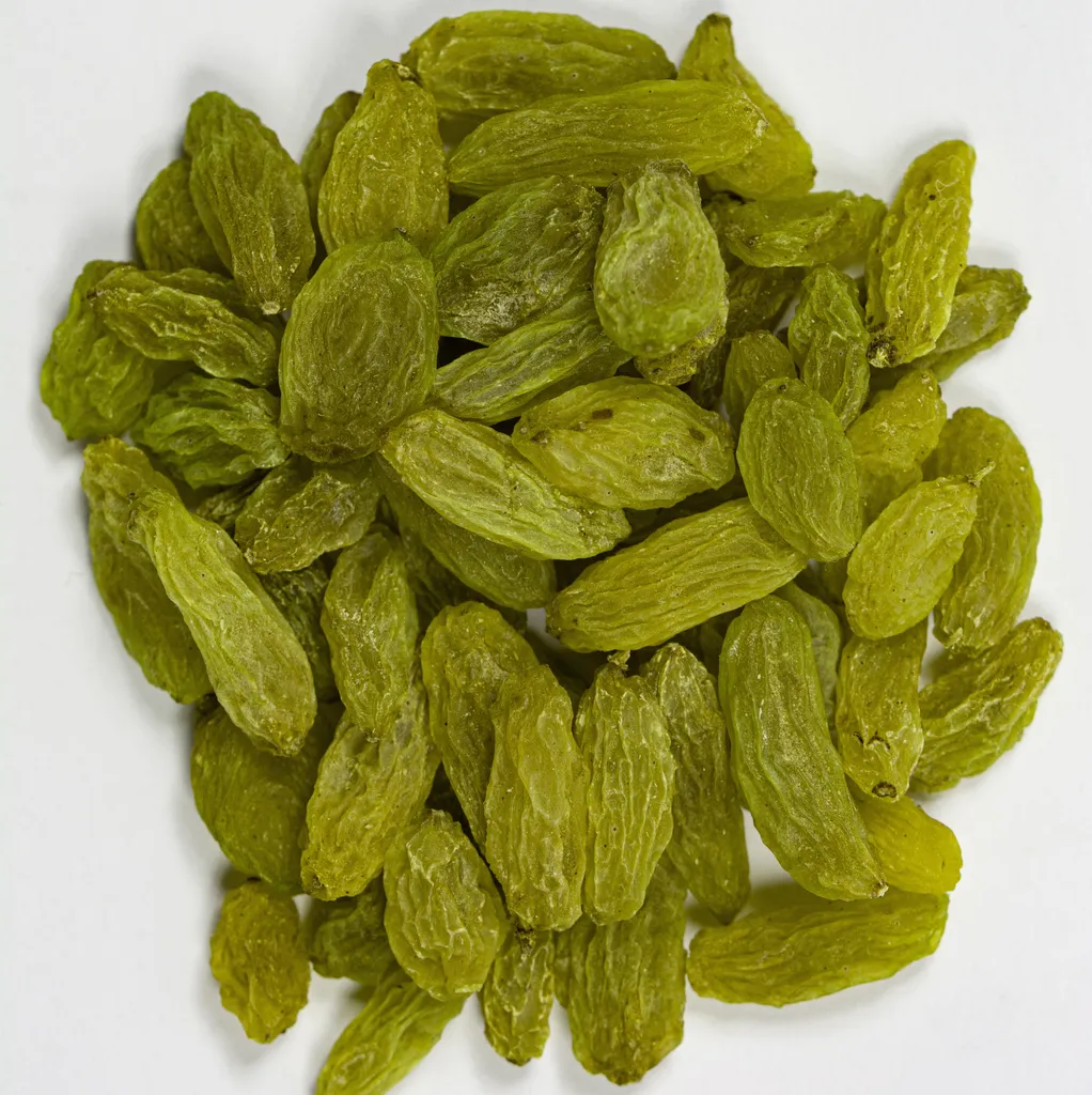 Food-United Afghan green raisins 1kg dried in the shade